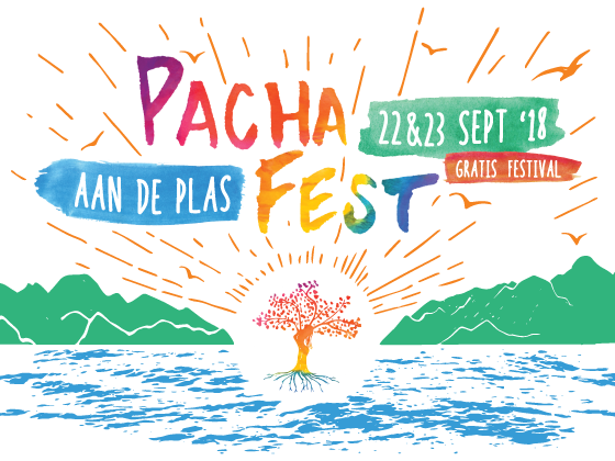 PachaFest Logo - Gratis Festival - 22 & 23 september 2018 - Aan de Plas